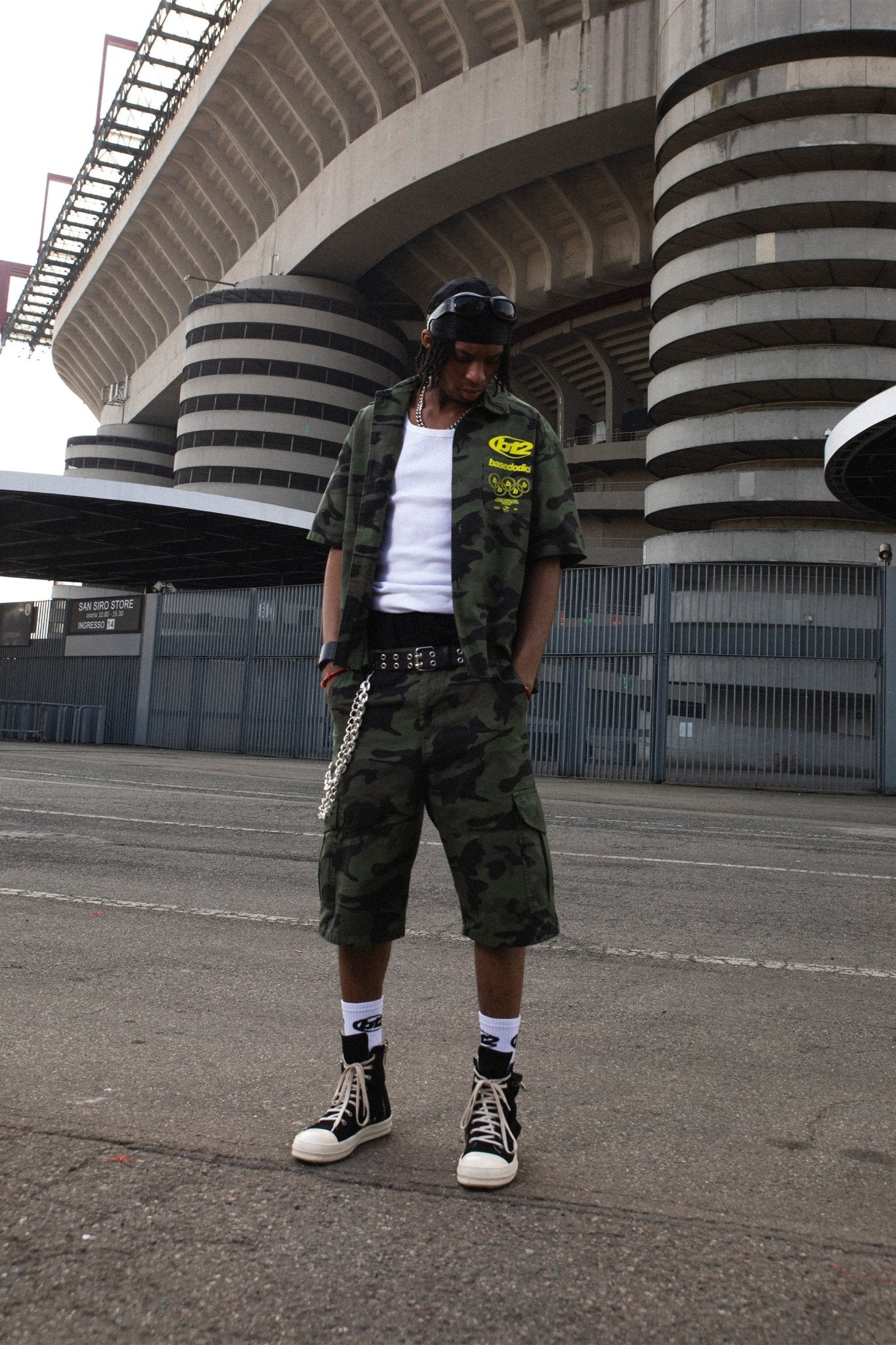 Jorts Cargo "CRUEL SEASON" Camo - BASEDODICI®