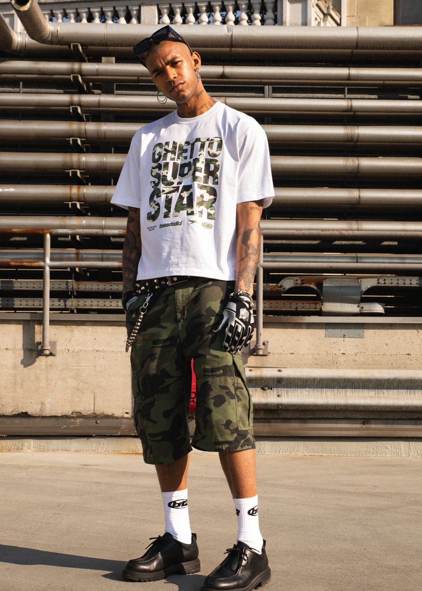 Jorts Cargo "CRUEL SEASON" Camo - BASEDODICI®