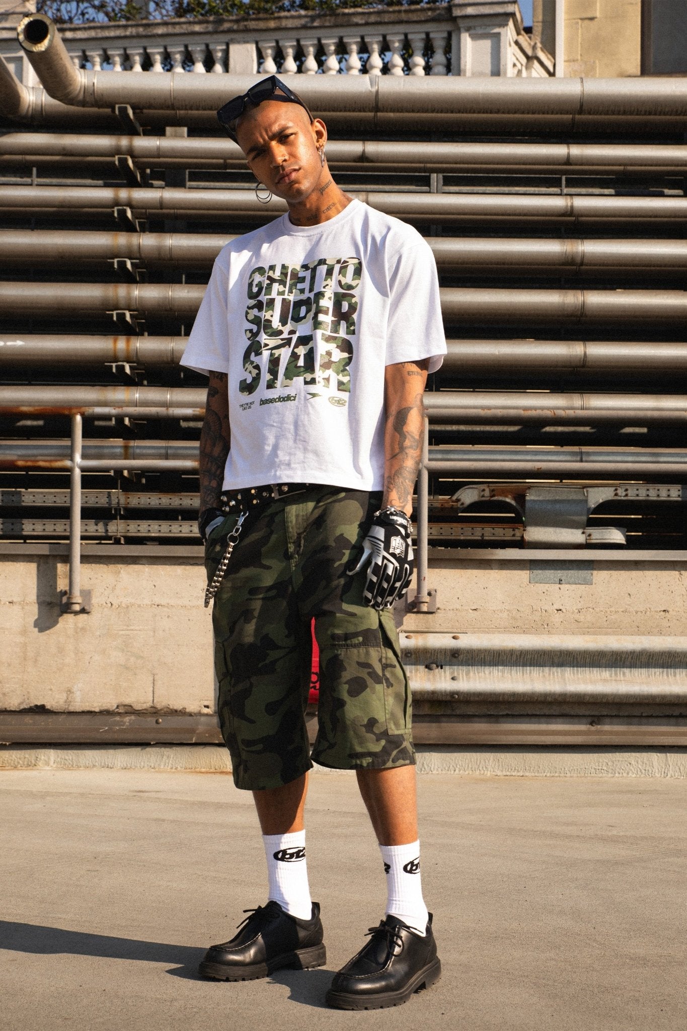Jorts Cargo "CRUEL SEASON" Camo - BASEDODICI®