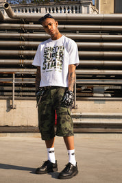 Jorts Cargo "CRUEL SEASON" Camo - BASEDODICI®