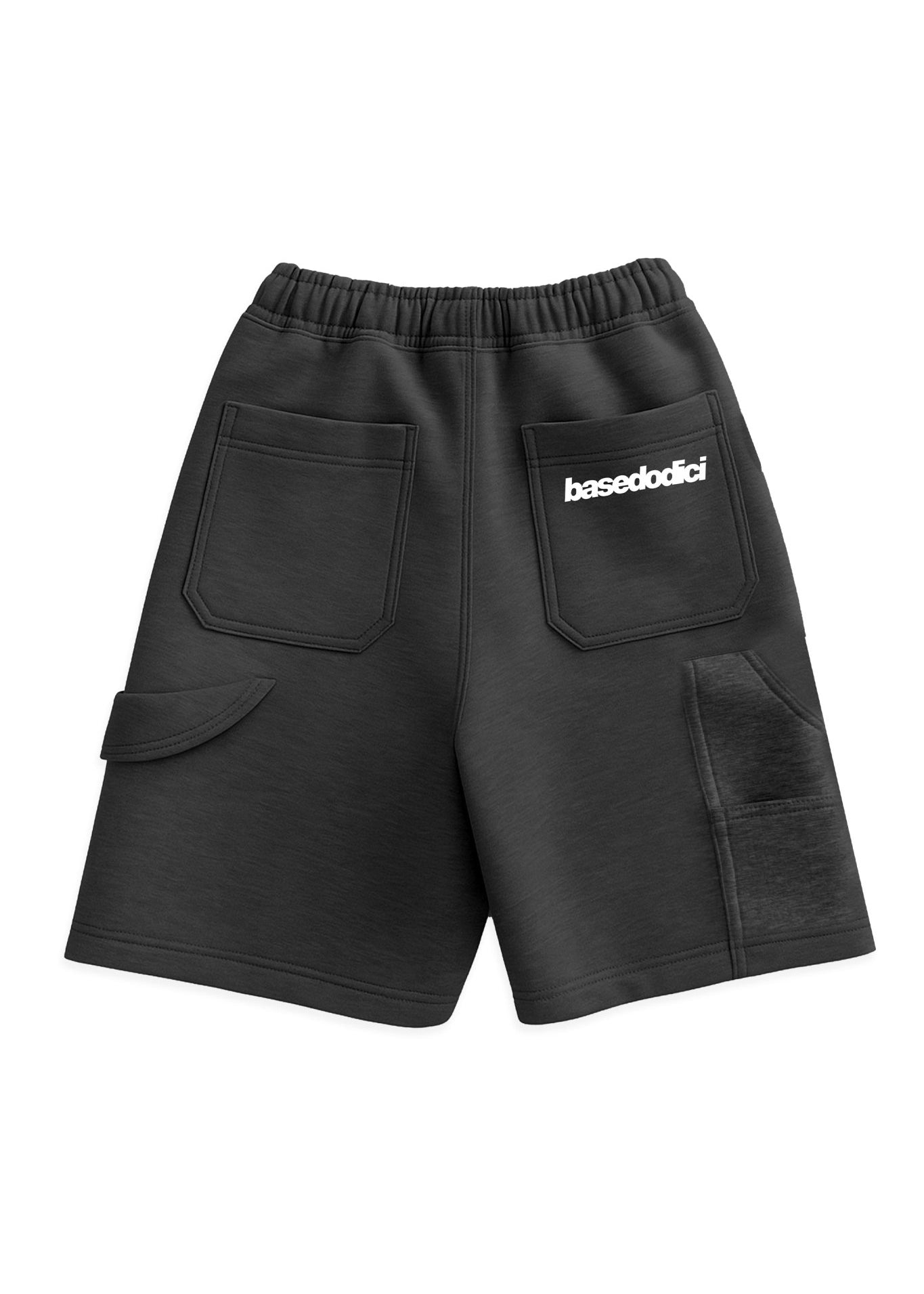 Jorts Comfy “LIVE FAST” Logo Black - BASEDODICI®