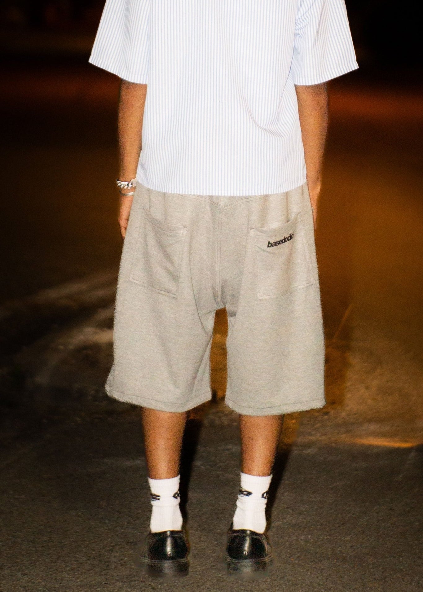 Jorts Comfy “LIVE FAST” Logo Grey - BASEDODICI®