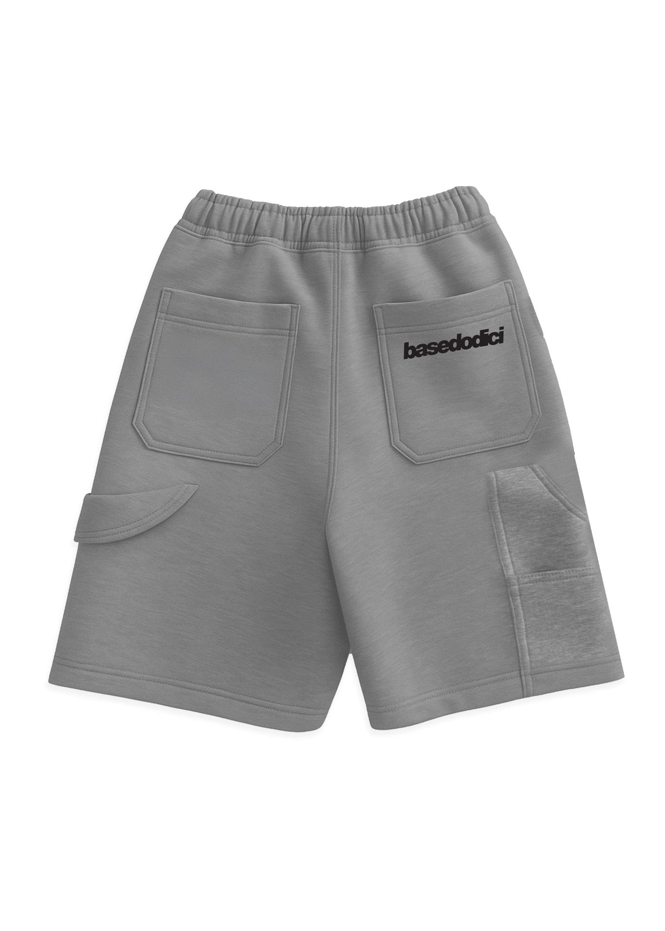 Jorts Comfy “LIVE FAST” Logo Grey - BASEDODICI®