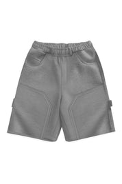 Jorts Comfy “LIVE FAST” Logo Grey - BASEDODICI®