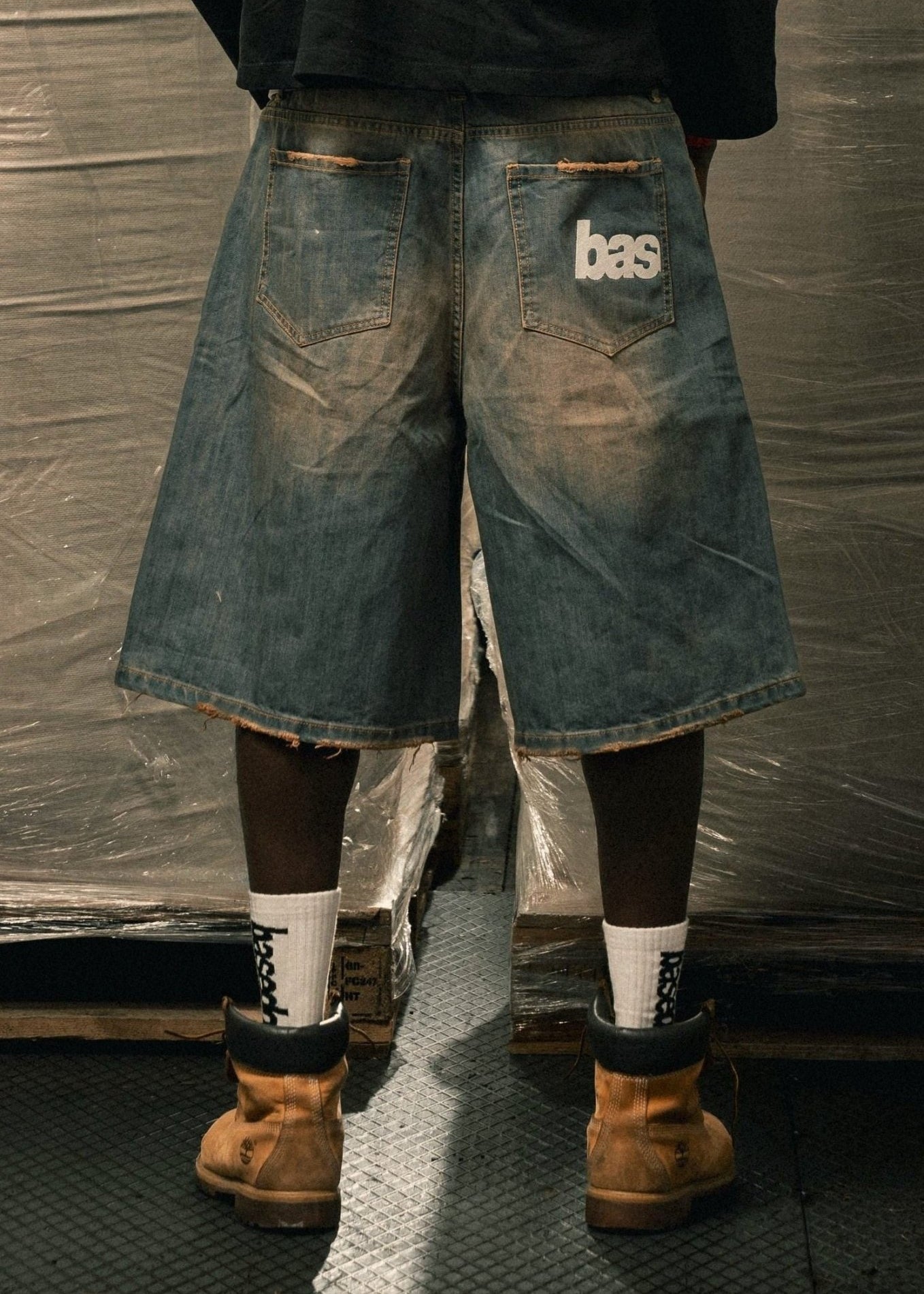 Jorts "LAST DELIVERY" Mid Blue - BASEDODICI®
