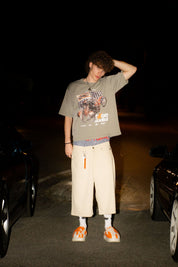 Jorts “LIVE FAST” B12 Cream - BASEDODICI®