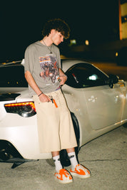 Jorts “LIVE FAST” B12 Cream - BASEDODICI®