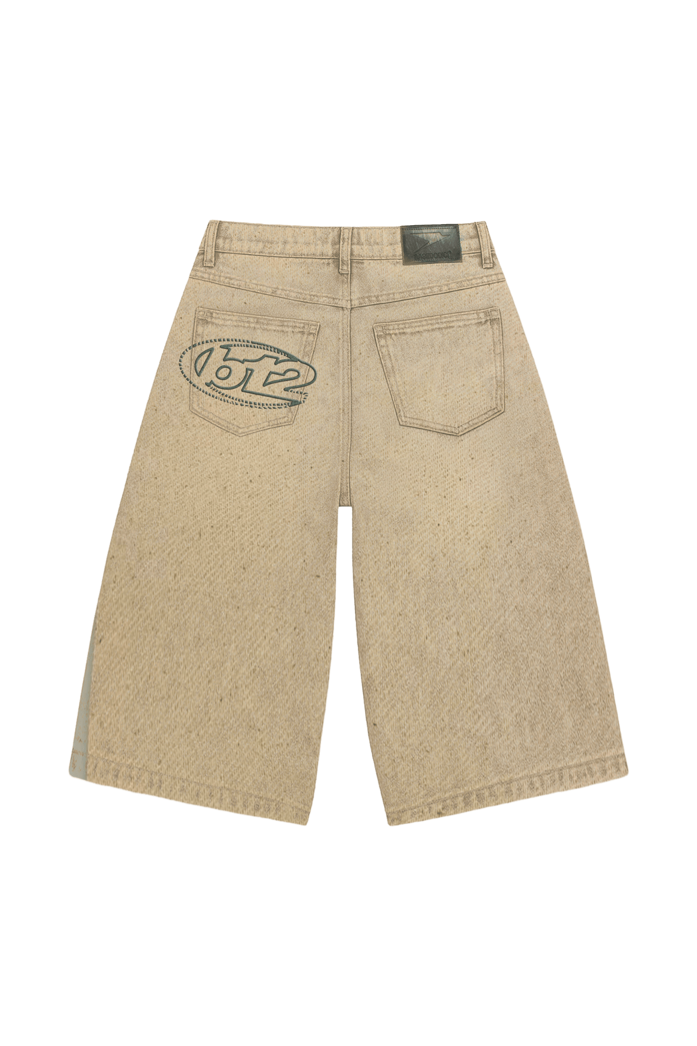 Jorts “LIVE FAST” B12 Cream - BASEDODICI®