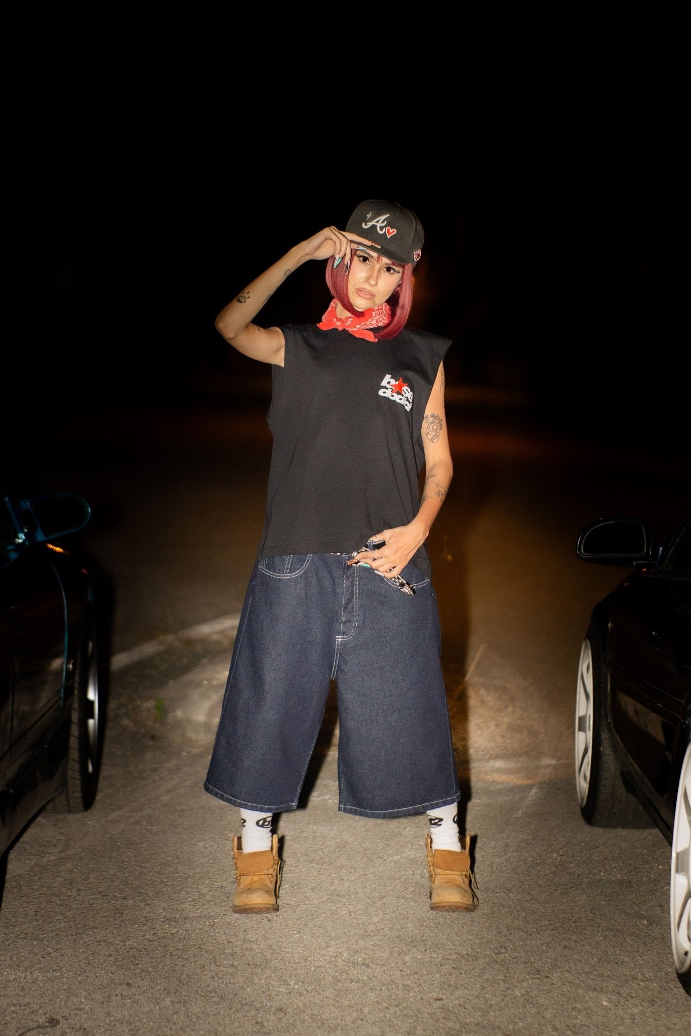 Jorts “LIVE FAST” B12 Denim Raw - BASEDODICI®