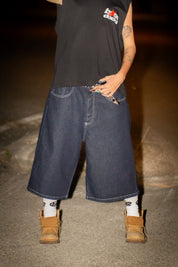 Jorts “LIVE FAST” B12 Denim Raw - BASEDODICI®