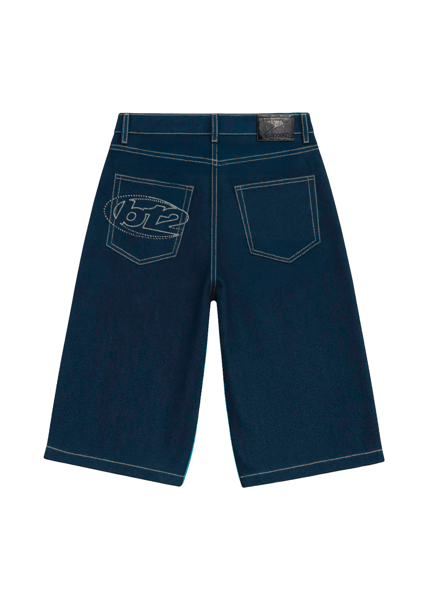 Jorts “LIVE FAST” B12 Denim Raw - BASEDODICI®