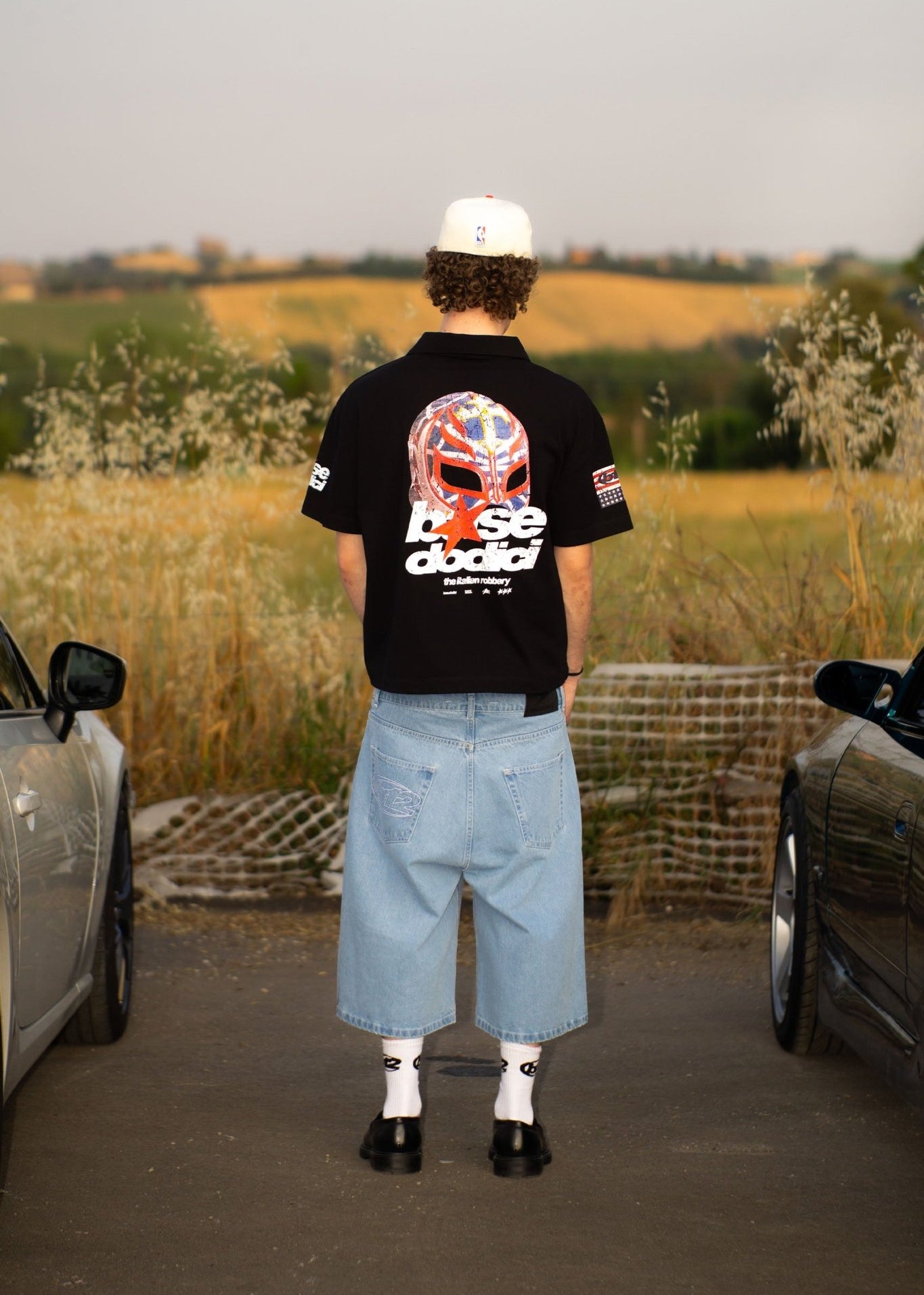 Jorts “LIVE FAST” B12 Light Blue - BASEDODICI®