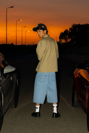 Jorts “LIVE FAST” B12 Light Blue - BASEDODICI®