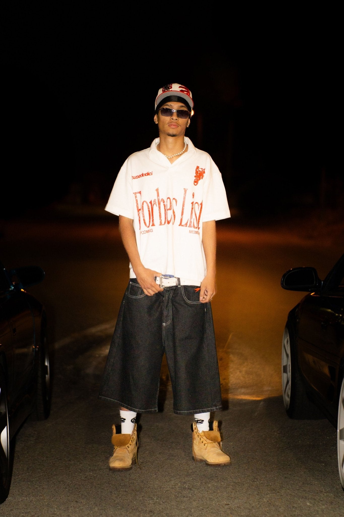 Jorts “LIVE FAST” B12 Raw Black - BASEDODICI®