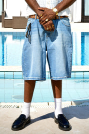 Jorts "LAST DELIVERY" Light Blue