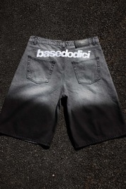 Jorts “CRUEL SEASON” Front Logo Faded Stone Washed 