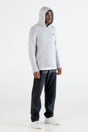 Knit Hoodie “DYSTOPIA” Grey - BASEDODICI®