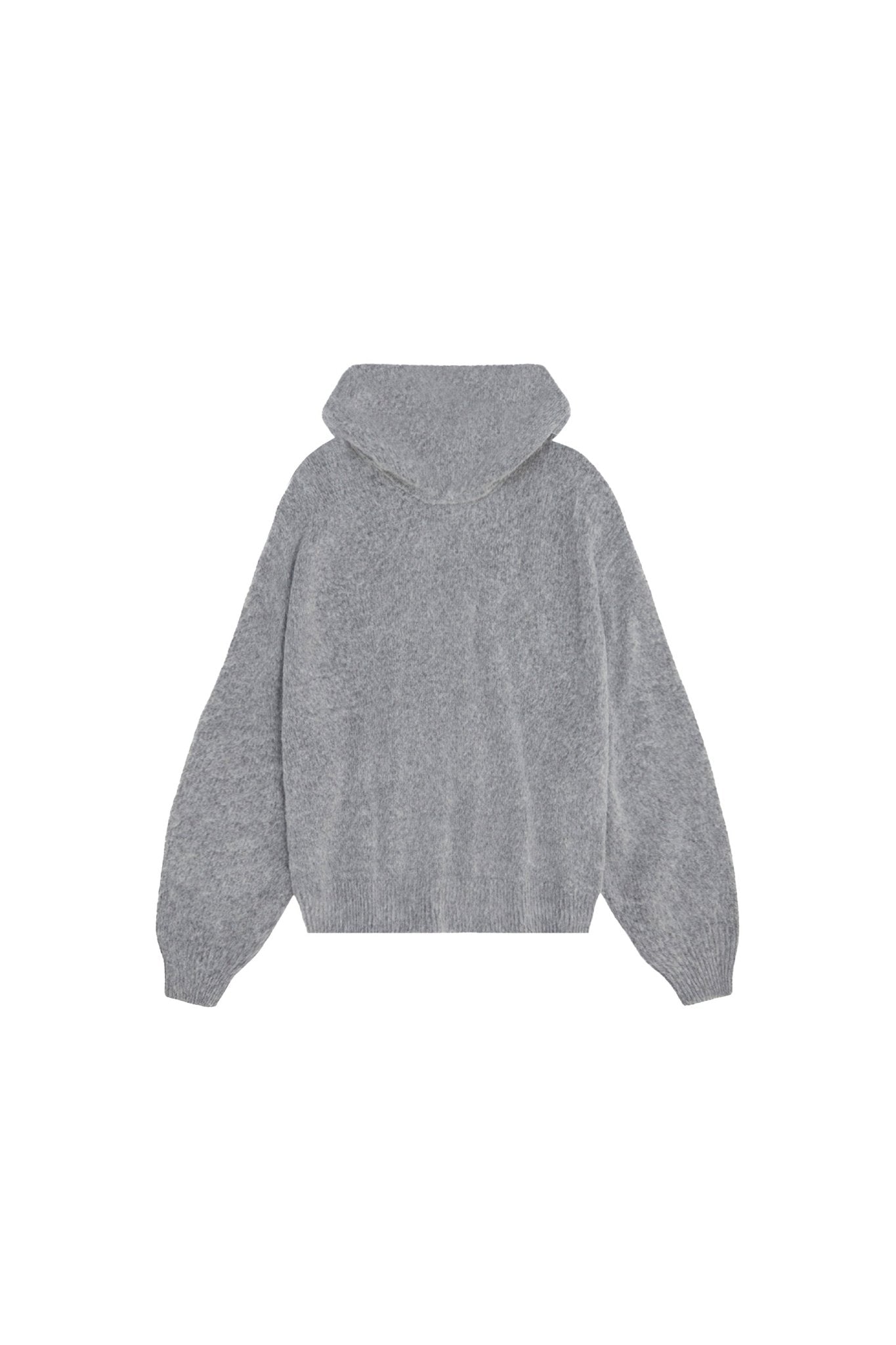 Knit Hoodie “DYSTOPIA” Grey - BASEDODICI®