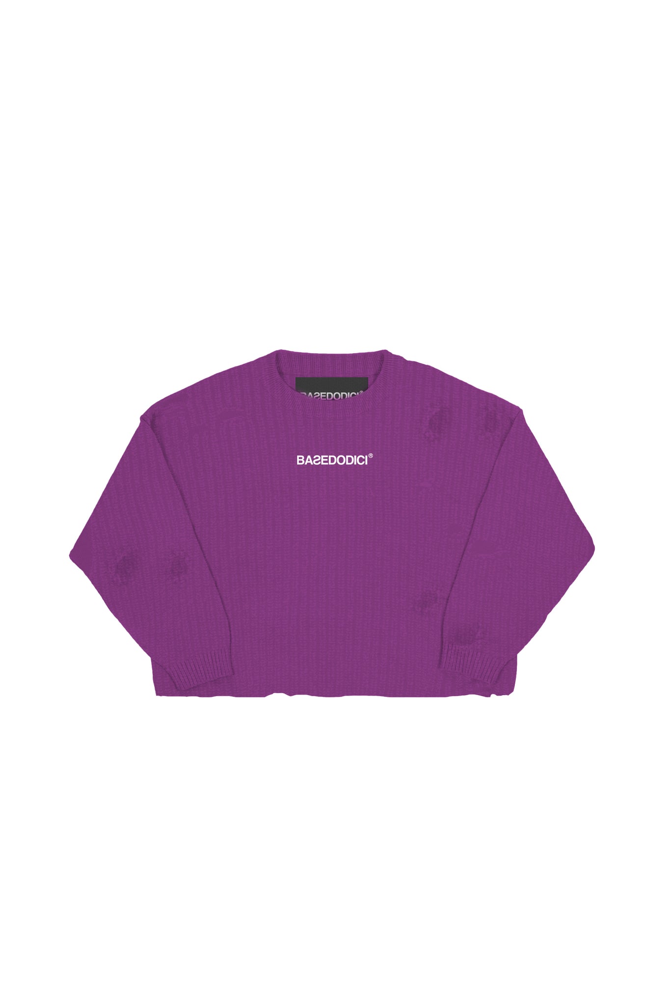 Knitwear "FCK 3.0" Distressed Purple 