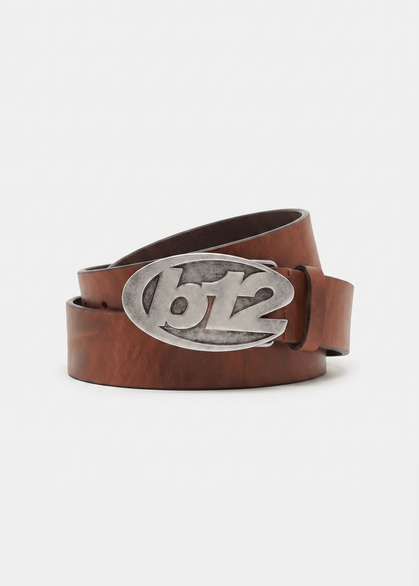 Leather Belt "LAST DELIVERY" B12 Brown - BASEDODICI®