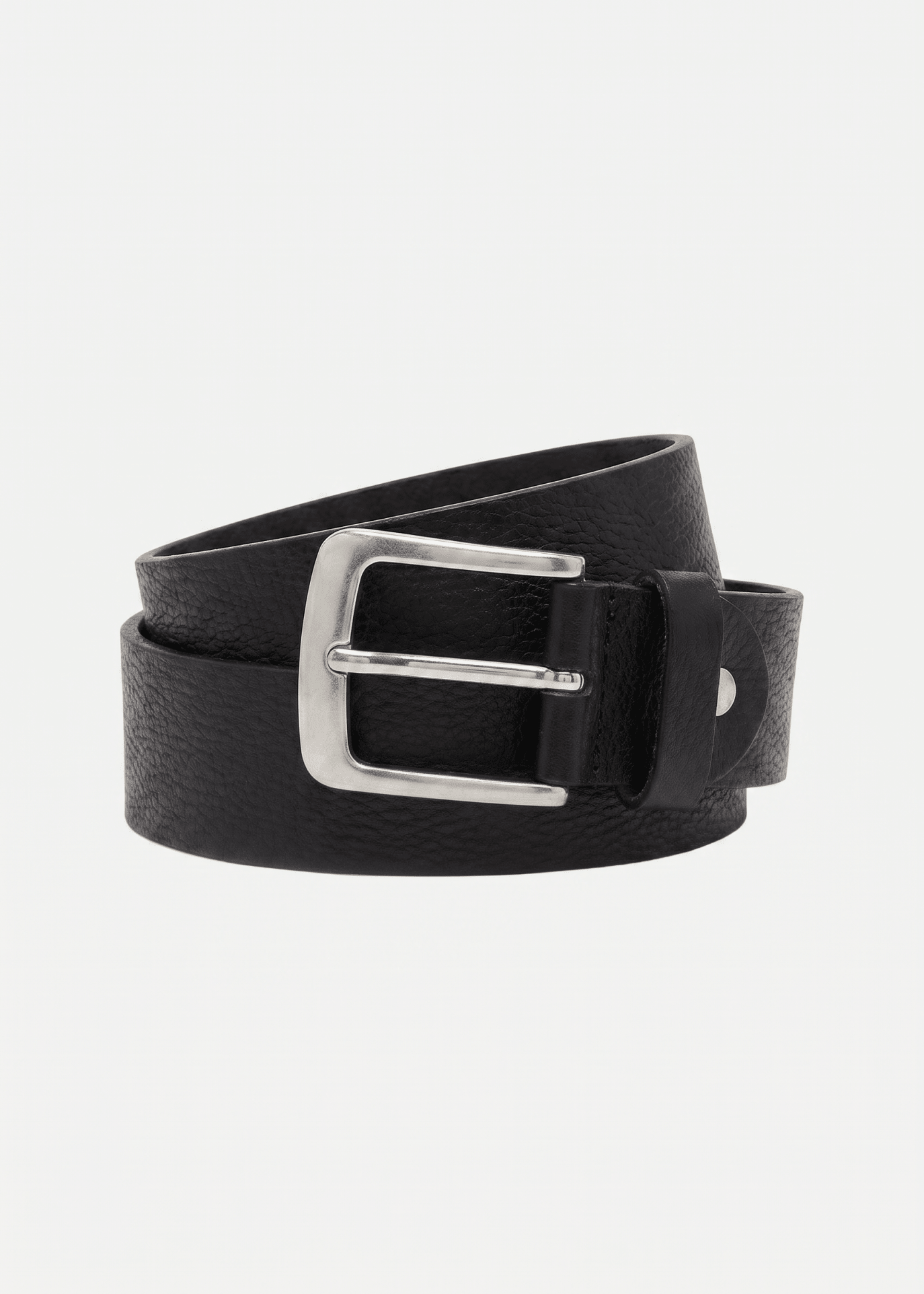 Leather Belt "LAST DELIVERY" Black - BASEDODICI®