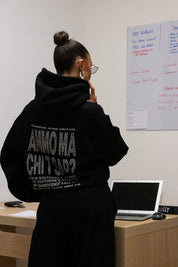 LIMITED EDITION - Hoodie "AMMO" CHI'T'SAP Black/Strass - BASEDODICI®