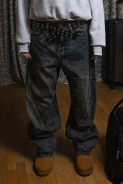 Line Cross Denim "WORLD TOUR" Diplomatic Light Blue - BASEDODICI®