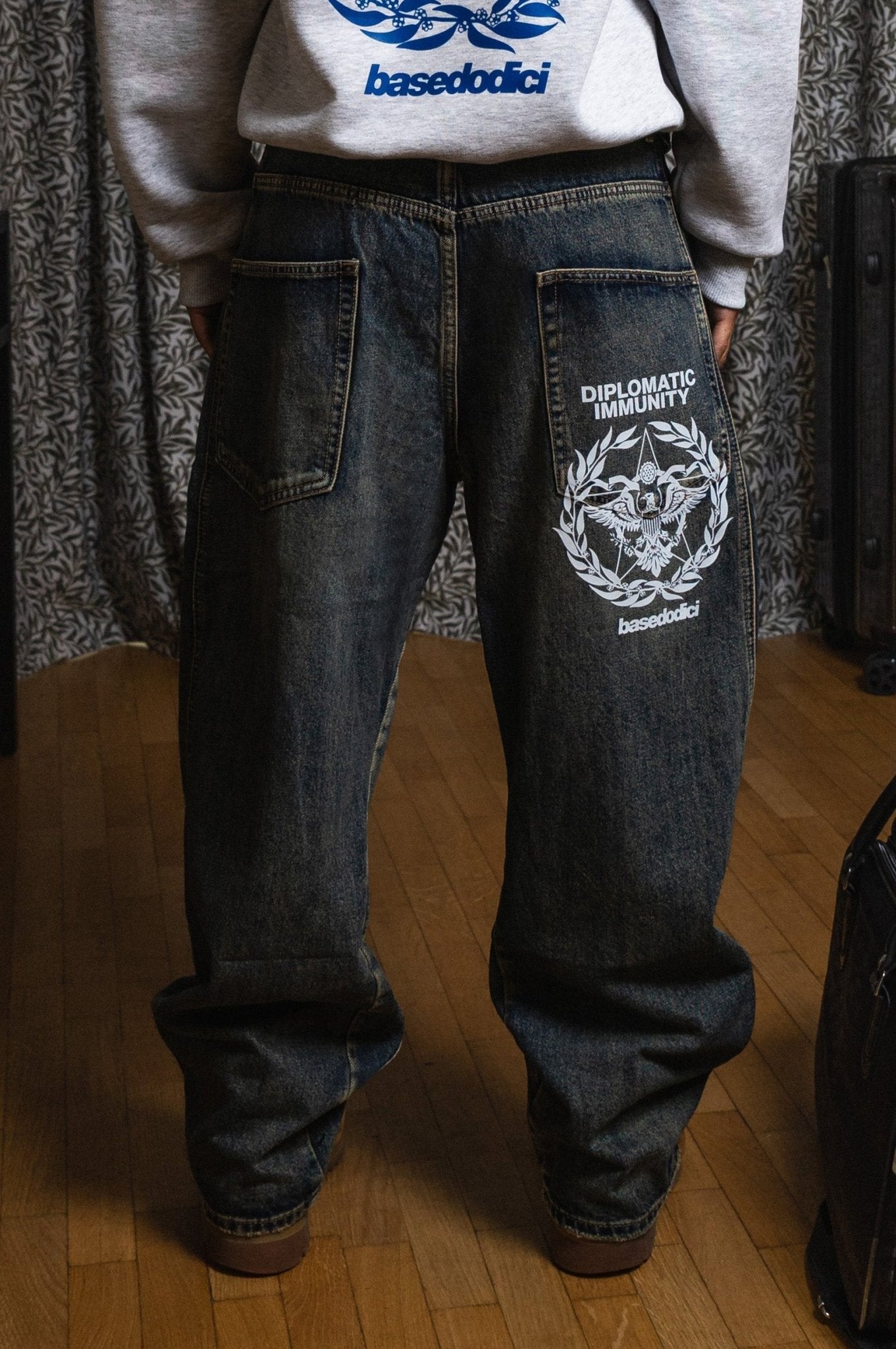 Line Cross Denim "WORLD TOUR" Diplomatic Light Blue - BASEDODICI®