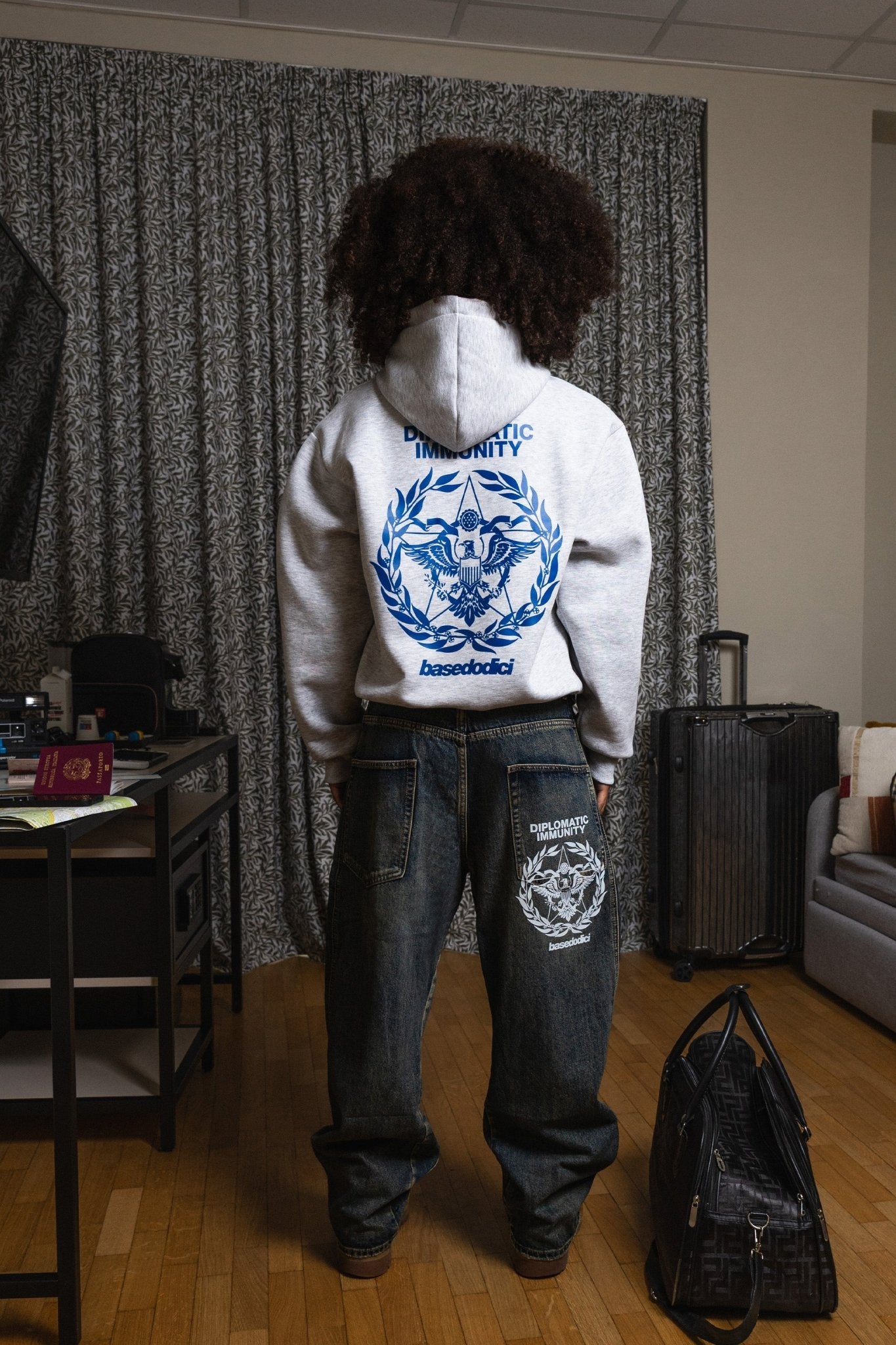 Line Cross Denim "WORLD TOUR" Diplomatic Light Blue - BASEDODICI®