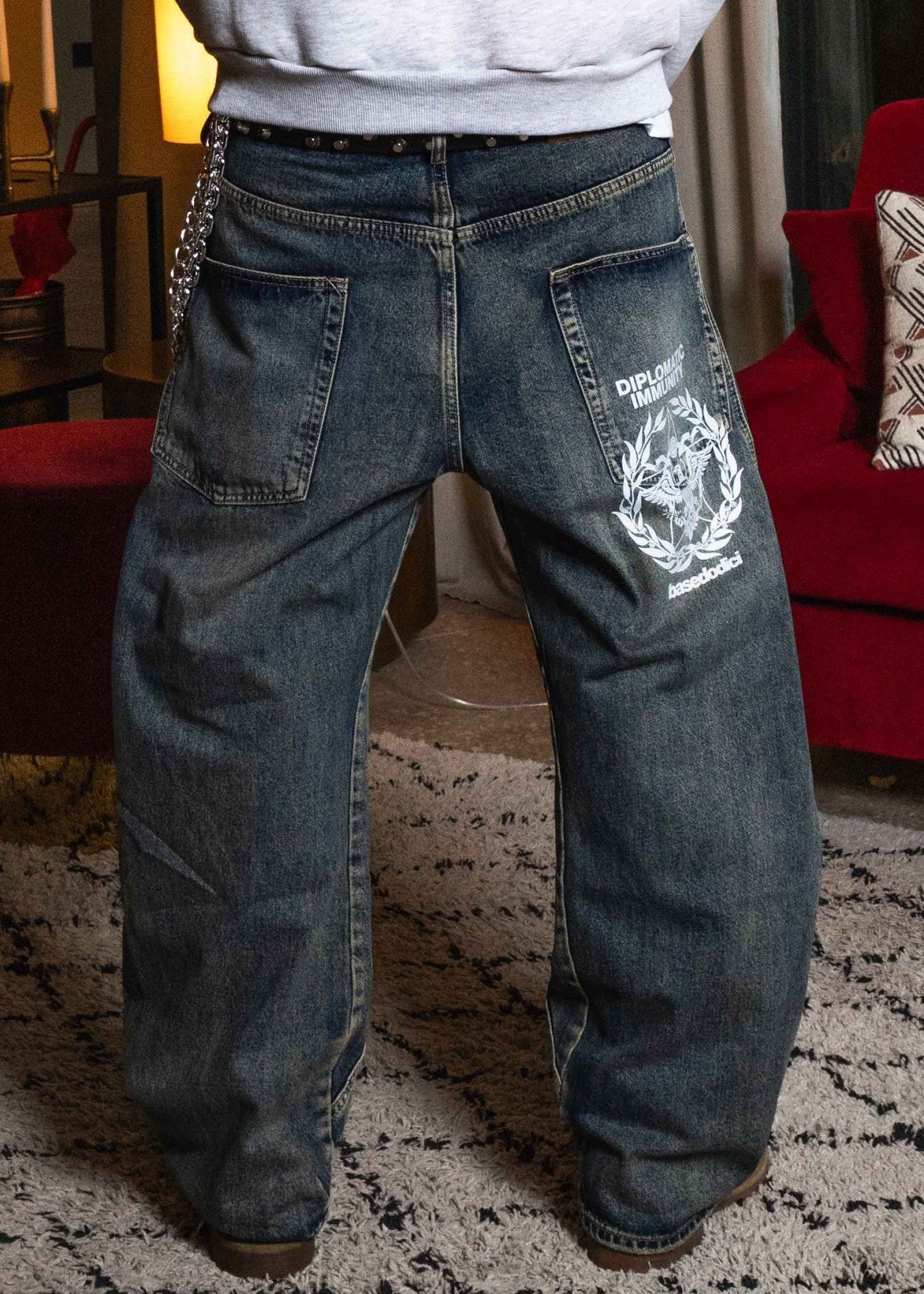 Line Cross Denim "WORLD TOUR" Diplomatic Light Blue - BASEDODICI®