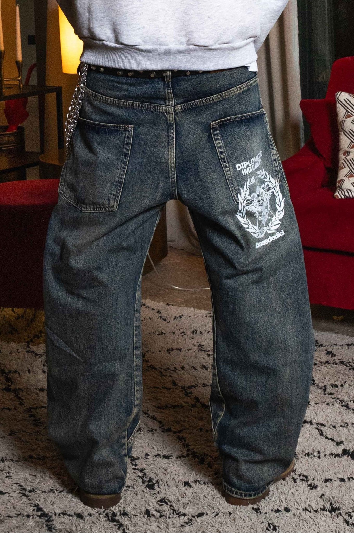 Line Cross Denim "WORLD TOUR" Diplomatic Light Blue - BASEDODICI®