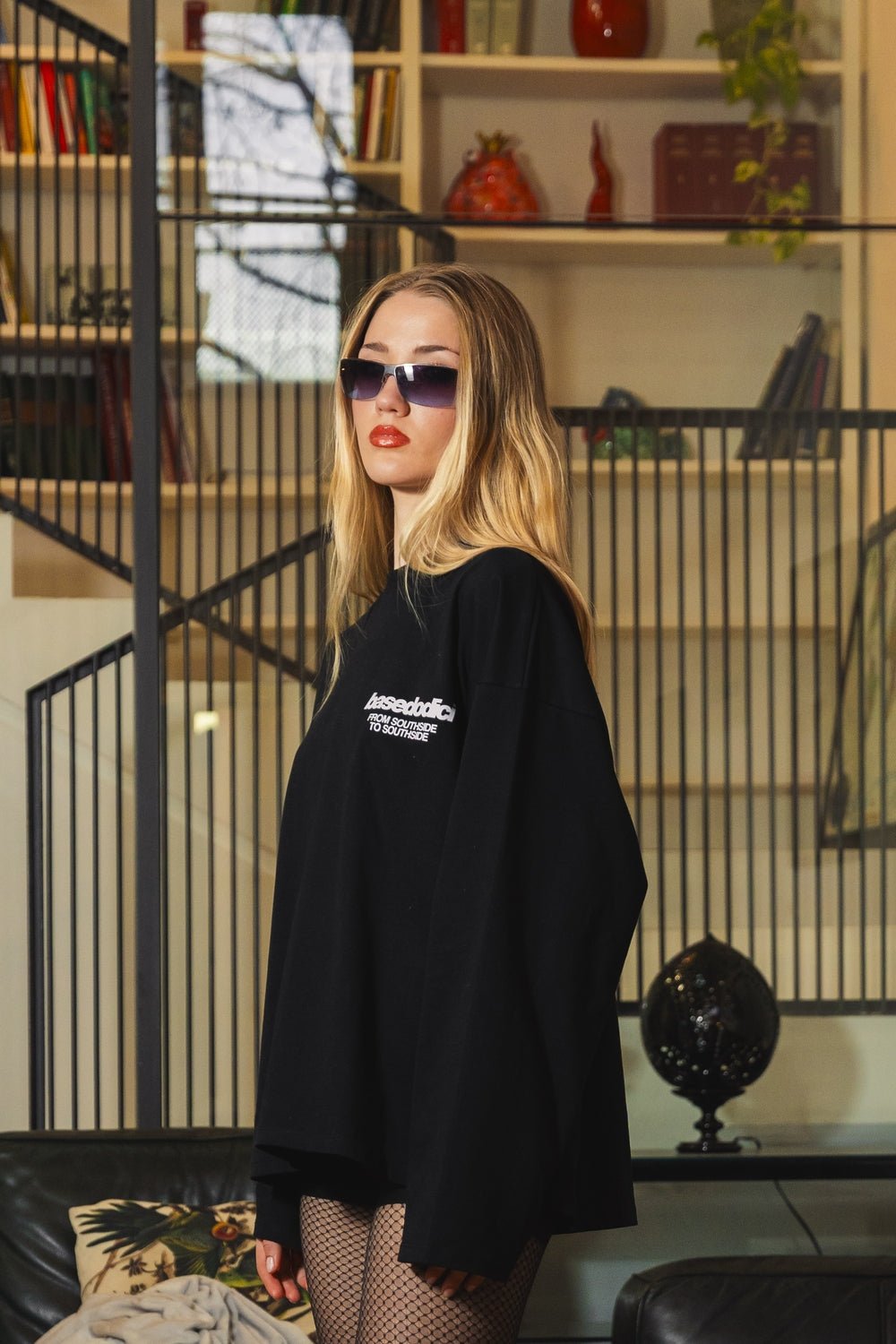 Longsleeve "AMMO" CHI'T'SAP Black/BasicScript - BASEDODICI®
