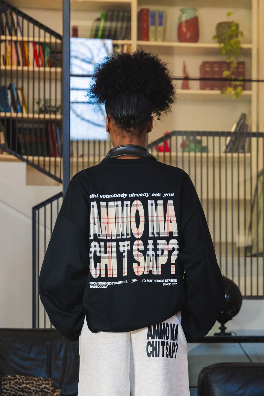 Longsleeve "AMMO" CHI'T'SAP Black/Burby - BASEDODICI®