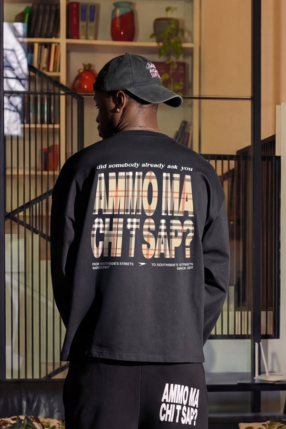 Longsleeve "AMMO" CHI'T'SAP Black/Burby - BASEDODICI®