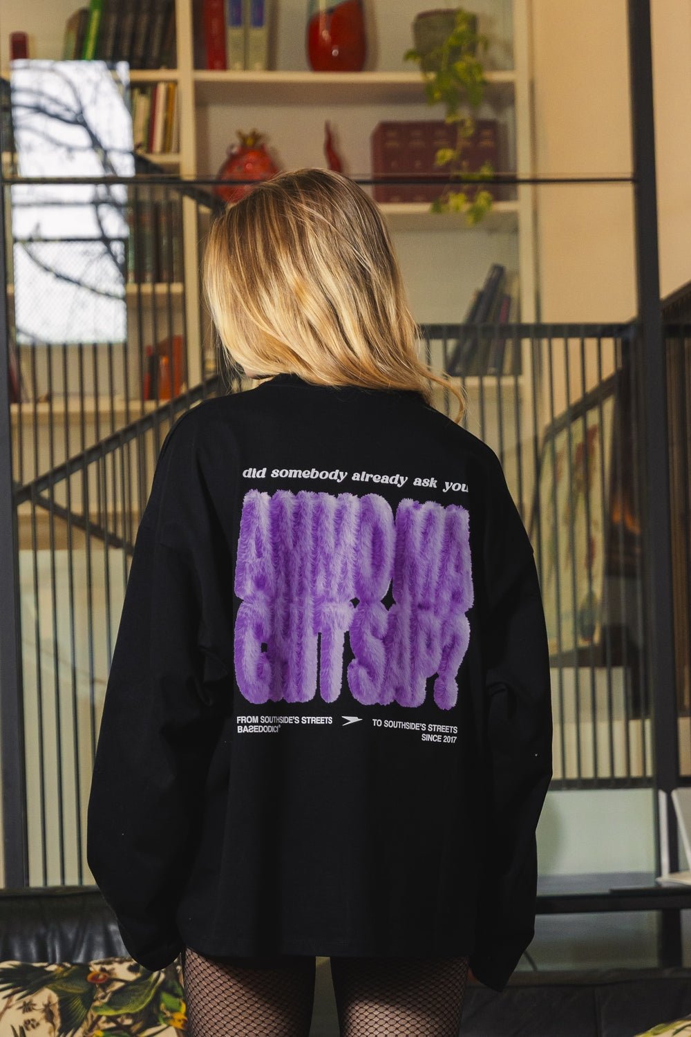 Longsleeve "AMMO" CHI'T'SAP Black/FurryPink - BASEDODICI®