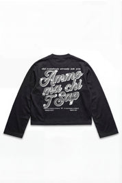 Longsleeve "AMMO" CHI'T'SAP Black/GlitterItalic - BASEDODICI®
