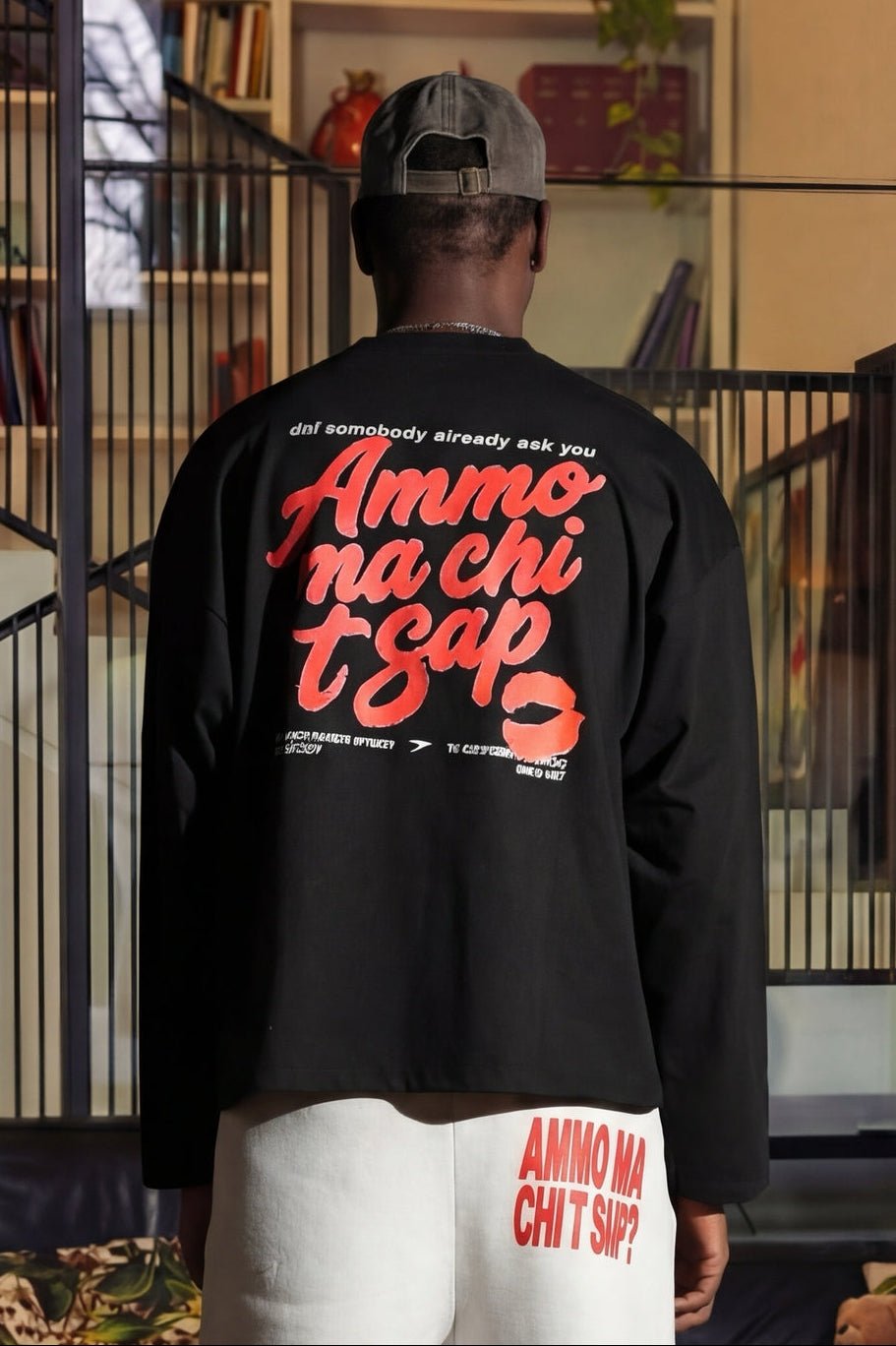 Longsleeve "AMMO" CHI'T'SAP Black/Gloss - BASEDODICI®