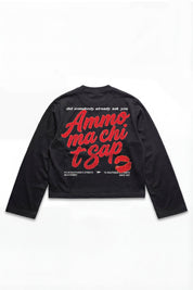 Longsleeve "AMMO" CHI'T'SAP Black/Gloss - BASEDODICI®