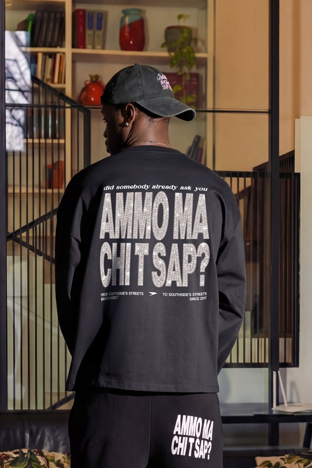 Longsleeve "AMMO" CHI'T'SAP Black/Grillz - BASEDODICI®