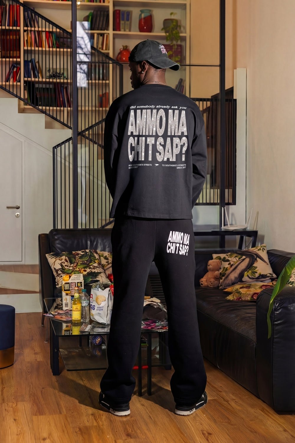 Longsleeve "AMMO" CHI'T'SAP Black/Grillz - BASEDODICI®