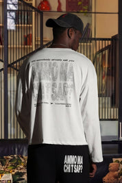 Longsleeve "AMMO" CHI'T'SAP White/Grillz - BASEDODICI®