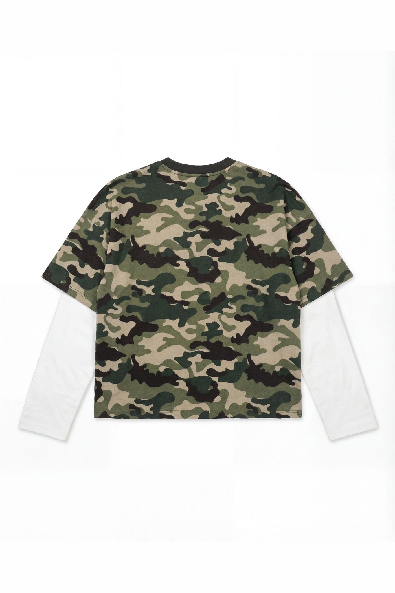 Longsleeve "DETROIT" Camo Green - BASEDODICI®