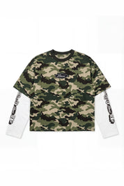 Longsleeve "DETROIT" Camo Green - BASEDODICI®