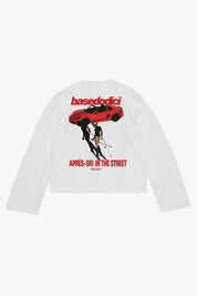 Longsleeve "DIRTY XMAS" Apres - Ski in the Street White - BASEDODICI®