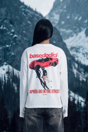 Longsleeve "DIRTY XMAS" Apres - Ski in the Street White - BASEDODICI®