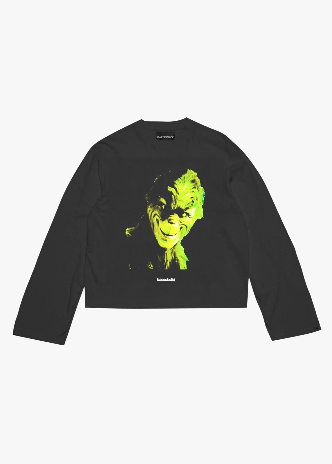 Longsleeve "DIRTY XMAS" Gr*nch Black - BASEDODICI®