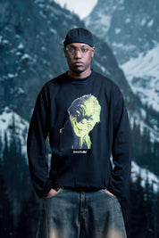 Longsleeve "DIRTY XMAS" Gr*nch Black - BASEDODICI®