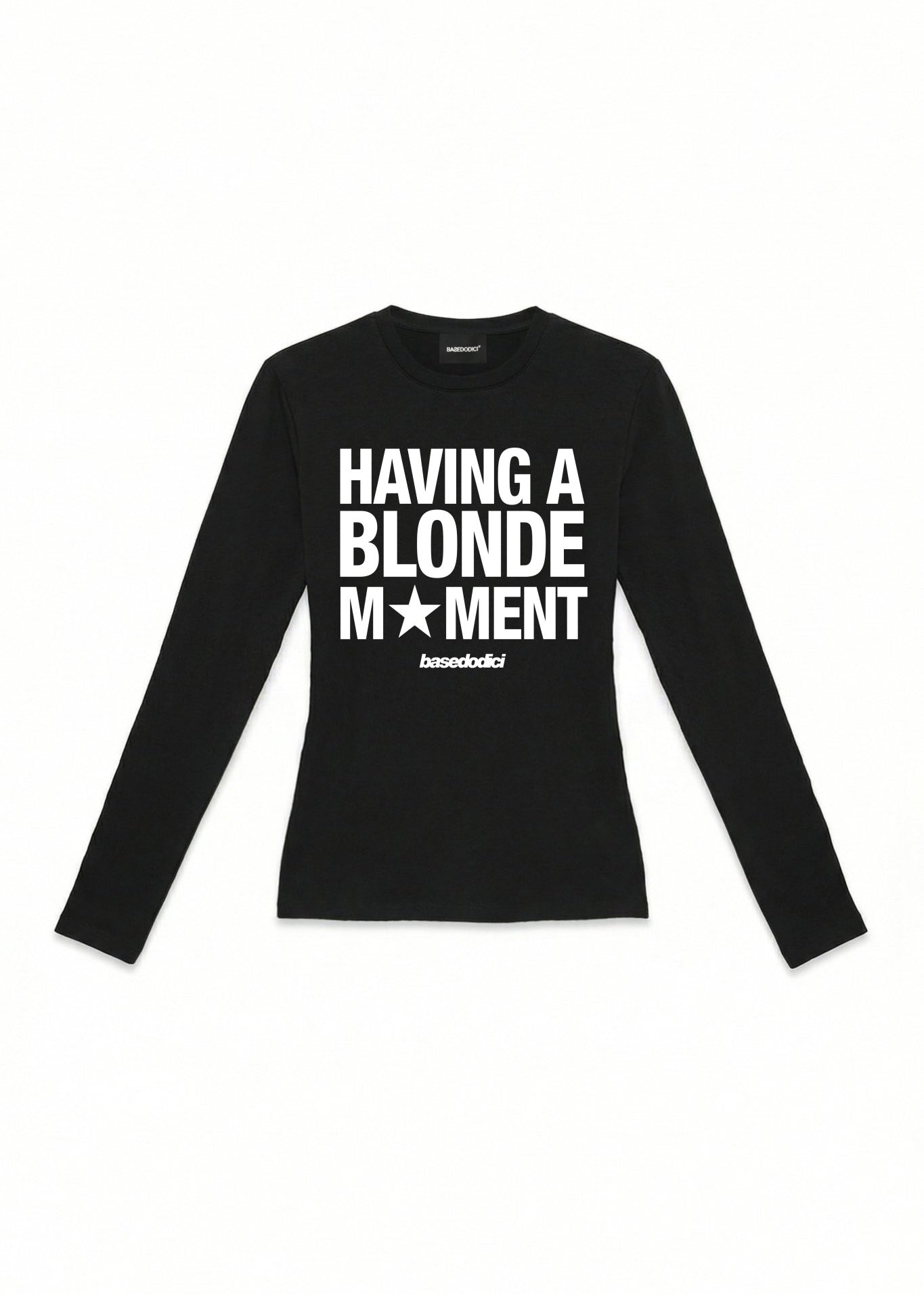 Longsleeve "DIVA" Blonde Black - BASEDODICI®