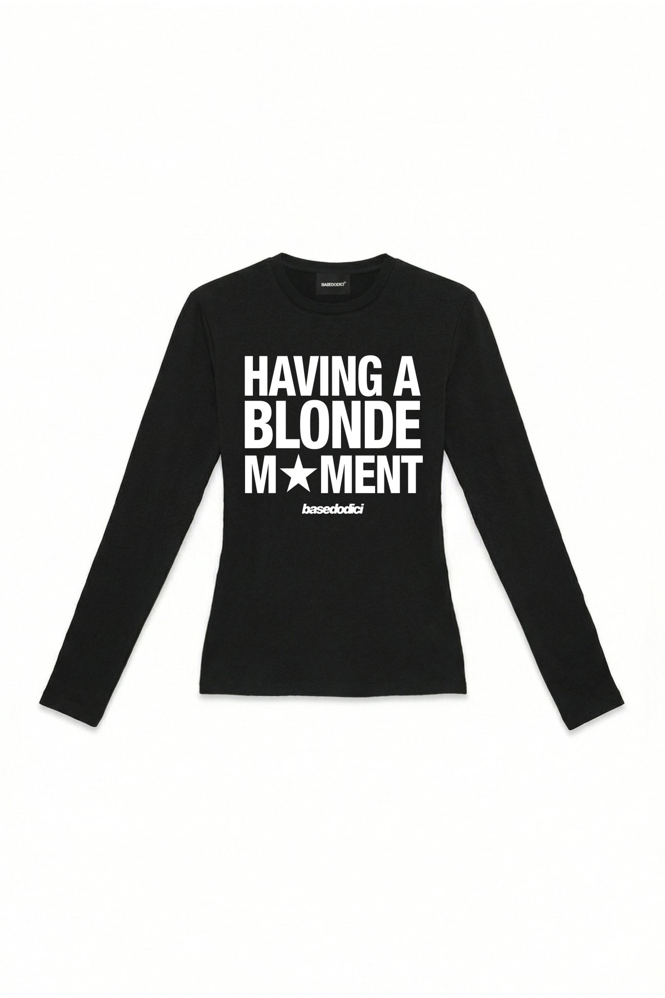 Longsleeve "DIVA" Blonde Black - BASEDODICI®