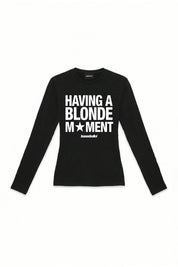 Longsleeve "DIVA" Blonde Black - BASEDODICI®